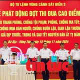 Bộ Tư lệnh Vùng Cảnh sát biển 3 tổ chức phát động đợt thi đua cao điểm dịp Tết Nguyên đán Ất Tỵ 2025.