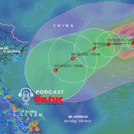 Bão số 4 bất ngờ mạnh lên ở Biển Đông sau khi làm tê liệt máy đo gió ở Đài Loan (Trung Quốc)